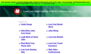 Lowcost-highquality-videoconferencing.com thumbnail