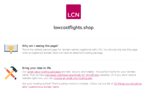 Lowcostflights.shop thumbnail