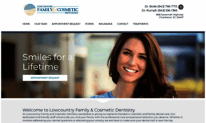 Lowcountryfamilyandcosmeticdentistry.com thumbnail