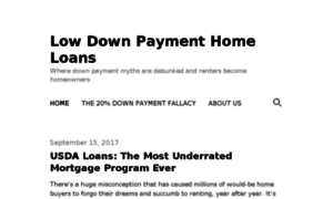 Lowdownpaymenthome.loans thumbnail