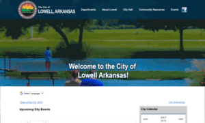 Lowellarkansas.gov thumbnail