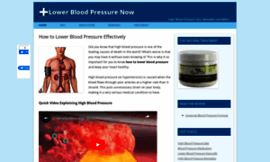 Lowerbloodpressurenow.org thumbnail