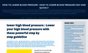 Lowerbloodpressureuk.wordpress.com thumbnail