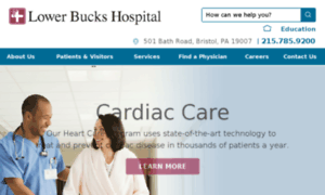 Lowerbuckshospital.org thumbnail