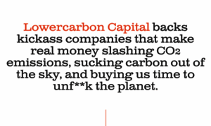 Lowercarboncapital.com thumbnail