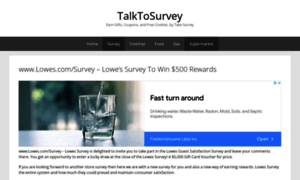 Lowescomsurveys.com thumbnail