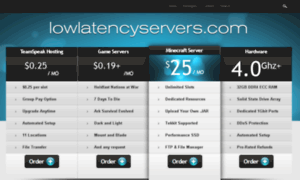 Lowlatencyservers.com thumbnail