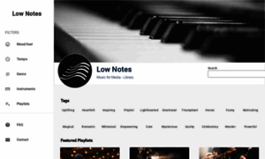 Lownotesmusic.com thumbnail