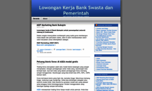 Lowongankerjabank.wordpress.com thumbnail