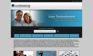 Lowtestosterone.org thumbnail
