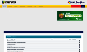 Lpse.batubarakab.go.id thumbnail