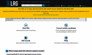 Lrg-sequence.org thumbnail