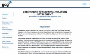 Lrrenergysecuritieslitigation.com thumbnail