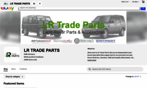 Lrtradeparts.co.uk thumbnail