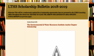 Lthsscholarshipbulletin.blogspot.com thumbnail