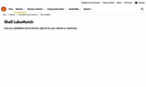 Lubematch.shell.com.au thumbnail