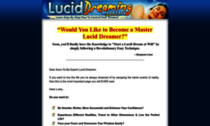 Luciddreamingmadeeasy.net thumbnail