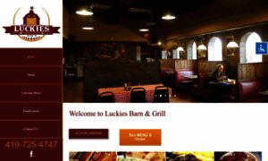 Luckiesbarnandgrill.com thumbnail