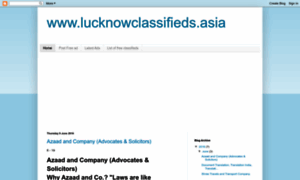 Lucknowclassifiedasia.blogspot.com thumbnail