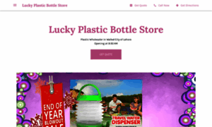 Lucky-plastic-bottle-store.business.site thumbnail