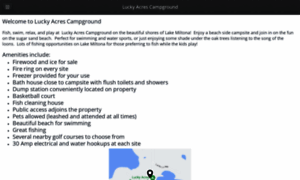 Luckyacrescampground.com thumbnail