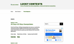 Luckycontests.com thumbnail