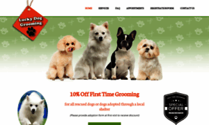 Luckydoggroomingva.com thumbnail