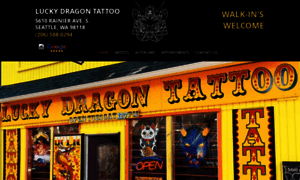 Luckydragontattooparlor.com thumbnail