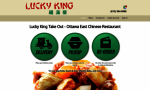 Luckykingtakeout.com thumbnail