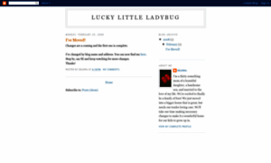 Luckylittleladybug.blogspot.com thumbnail