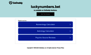 Luckynumbers.bet thumbnail