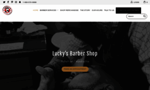 Luckysbarbershops.co thumbnail