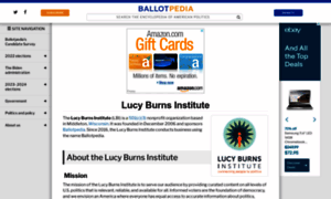 Lucyburns.org thumbnail