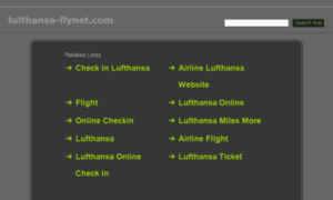 Lufthansa-flynet.com thumbnail