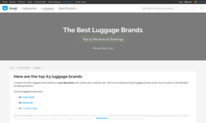 Luggage.knoji.com thumbnail