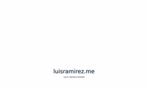 Luisramirez.me thumbnail