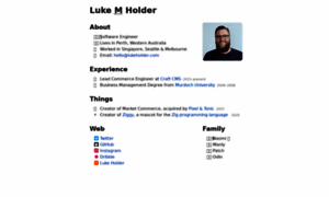 Lukeholder.com thumbnail