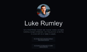 Lukerumley.com thumbnail