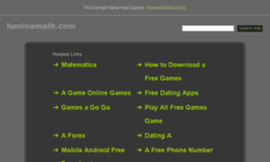 Luminamath.com thumbnail
