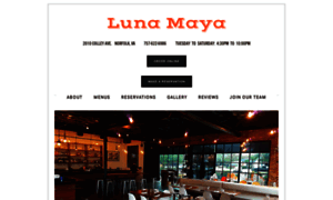 Lunamayarestaurant.com thumbnail