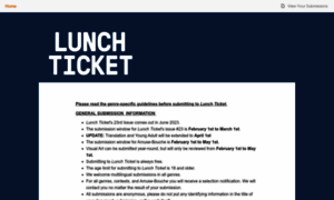 Lunchticket.submittable.com thumbnail