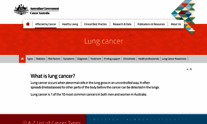 Lung-cancer.canceraustralia.gov.au thumbnail