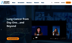 Lungcancerresearchfoundation.org thumbnail