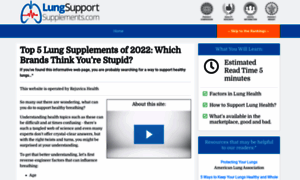 Lungsupportsupplements.com thumbnail