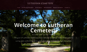 Lutherancemeteryassociation.org thumbnail