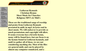 Lutheranhymnal.com thumbnail