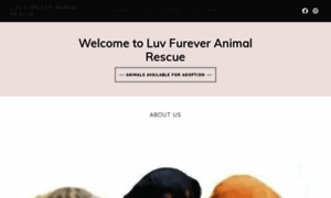 Luvfureveranimalrescue.org thumbnail