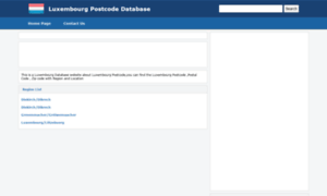 Lux.postcodelist.com thumbnail