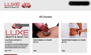 Luxe-beauty-and-body-academy.thinkific.com thumbnail