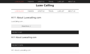 Luxecalling.com thumbnail